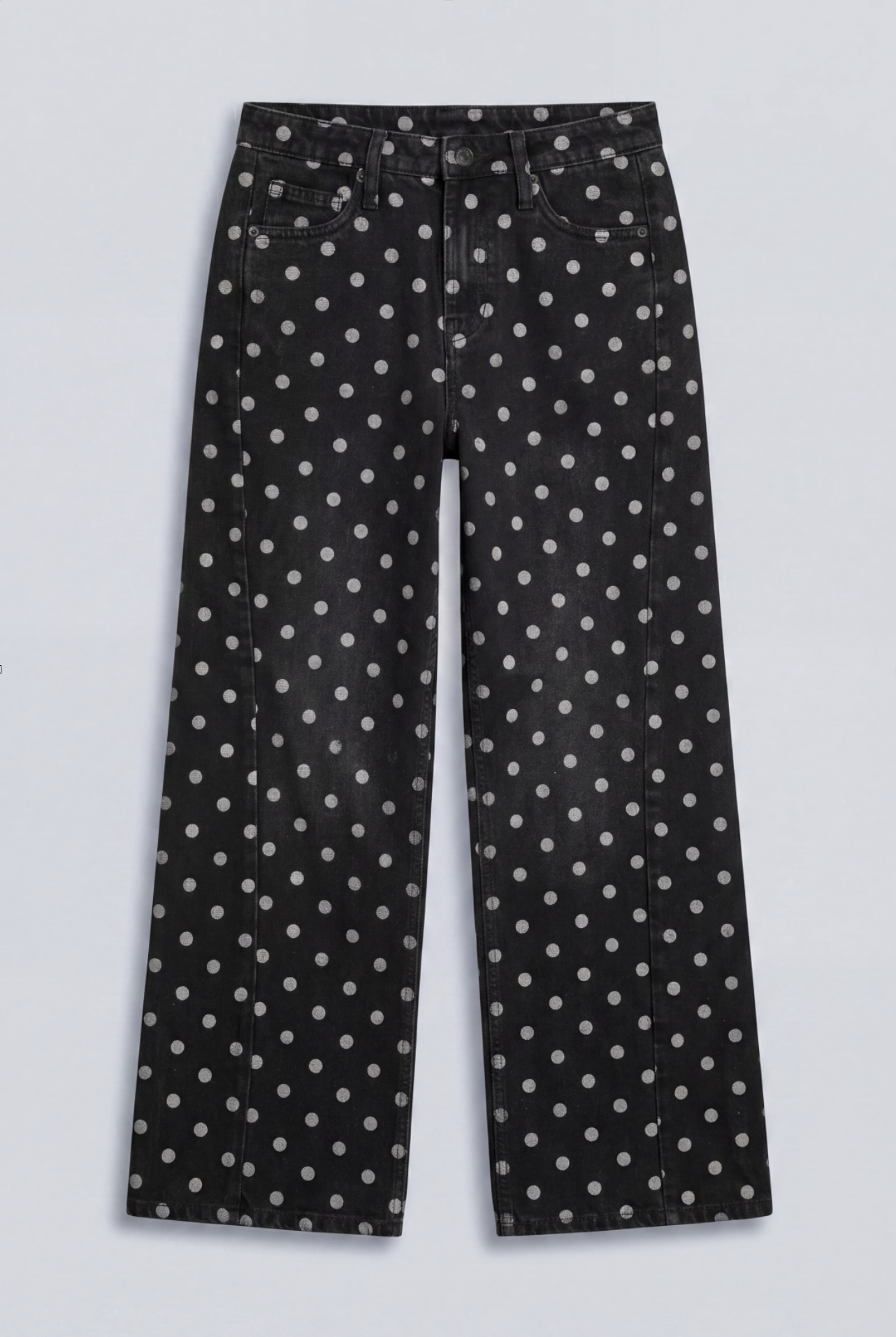 straight-leg denim