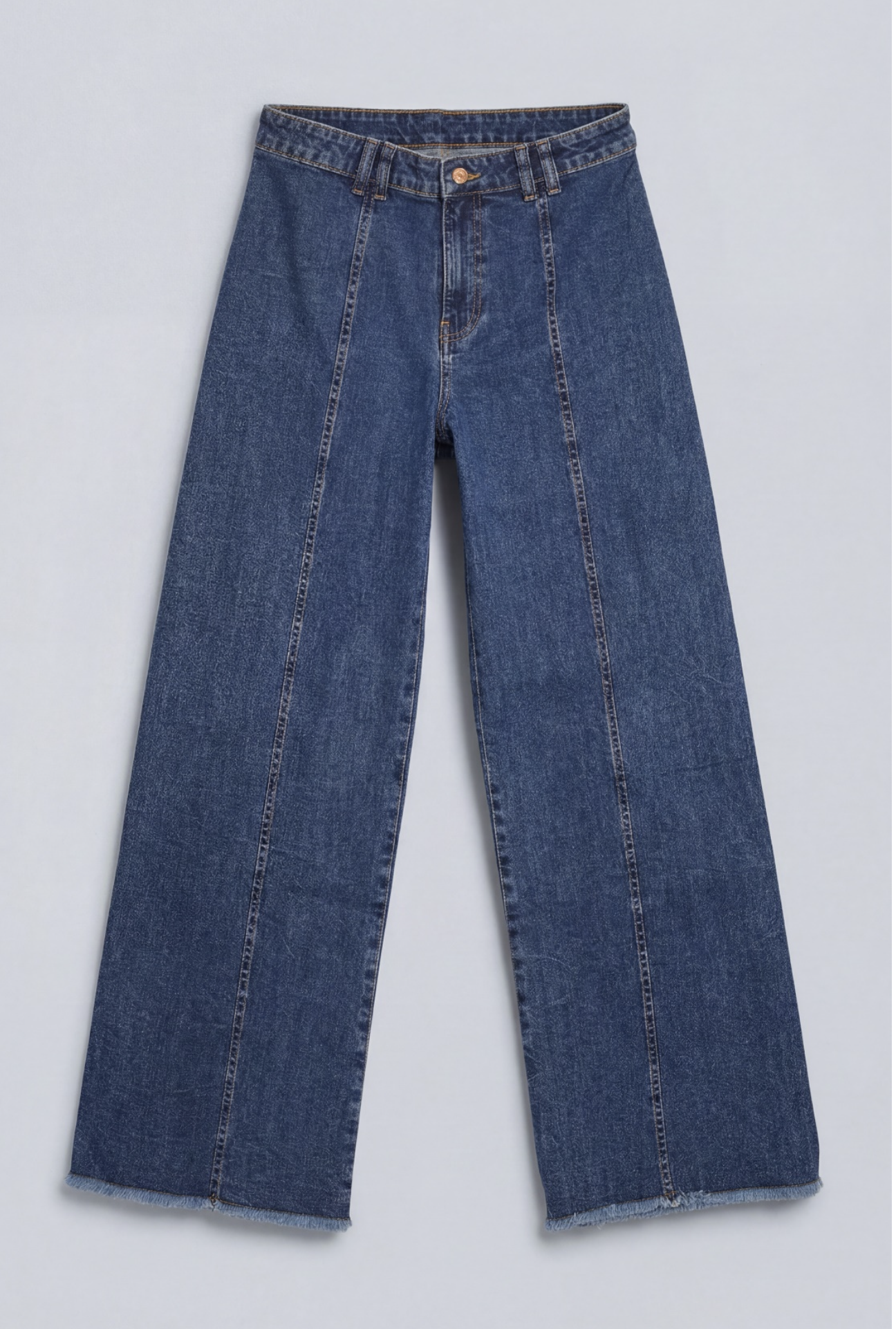 wide-leg denim jean