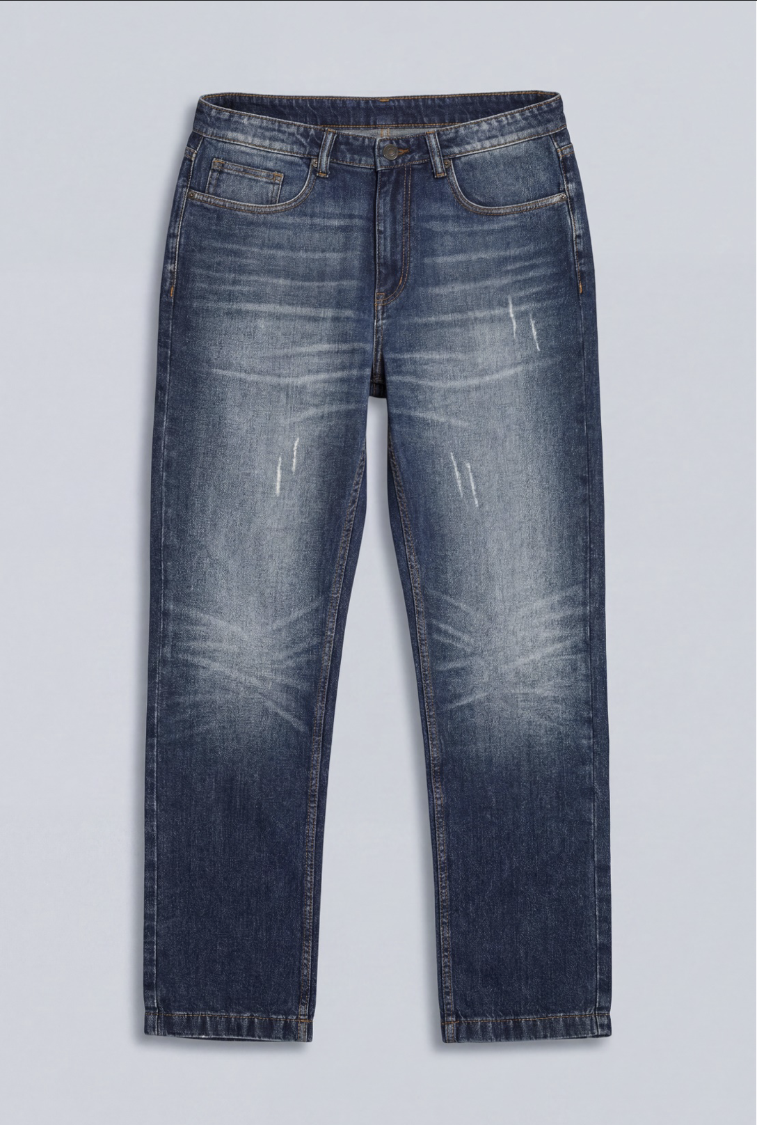 straight-fit denim jean